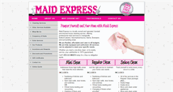 Desktop Screenshot of maidexpress.ca